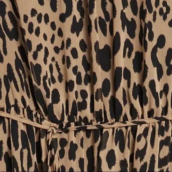 Banana Republic Sheer Leopard Midi Dress - Picture 5 of 5